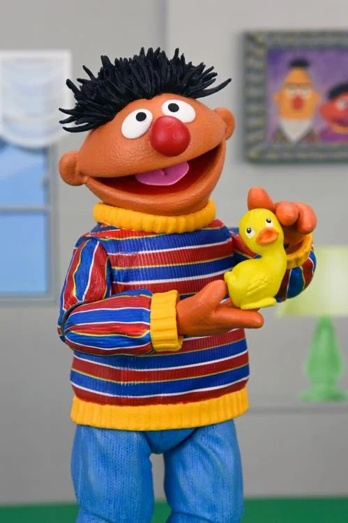 NECA Sesame Street Ultimate Ernie Action Figure – Articulated NECA Sesame Street Ultimate Ernie Action Figure – Articulated