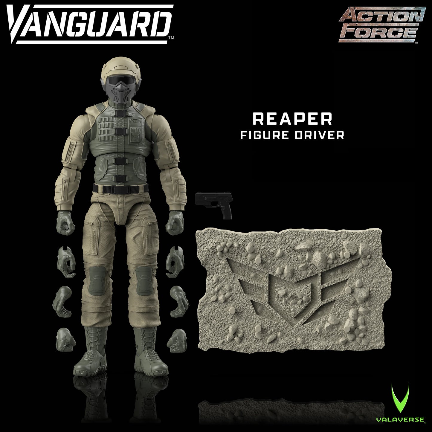 Action Force Vanguard (Desert Tan Ver.) 1/12 Scale Vehicle