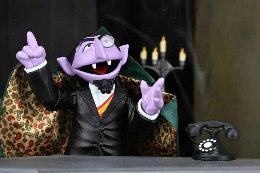 NECA Sesame Street Ultimate Count von Count Action Figure