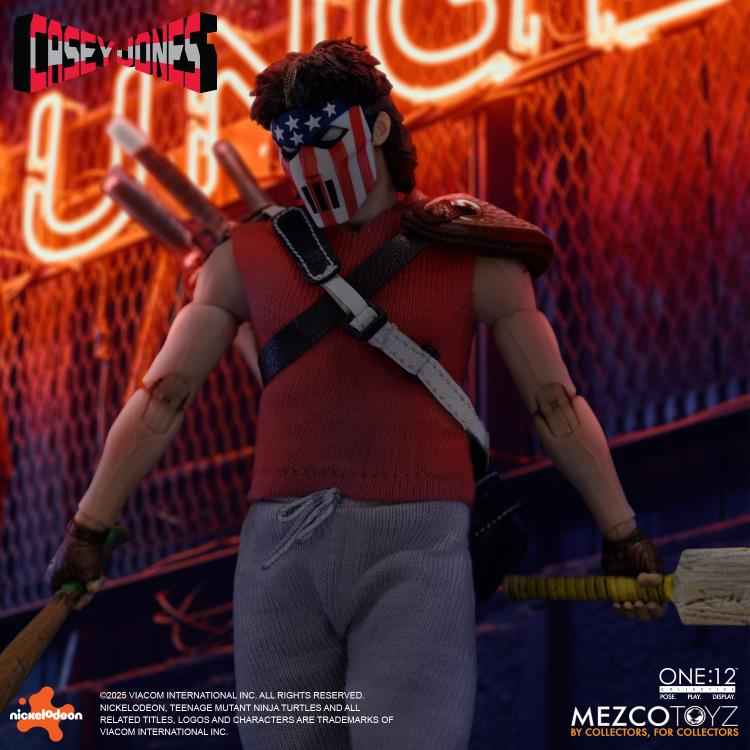Mezco Teenage Mutant Ninja Turtles One:12 Collective Casey Jones Action Figure PREORDER