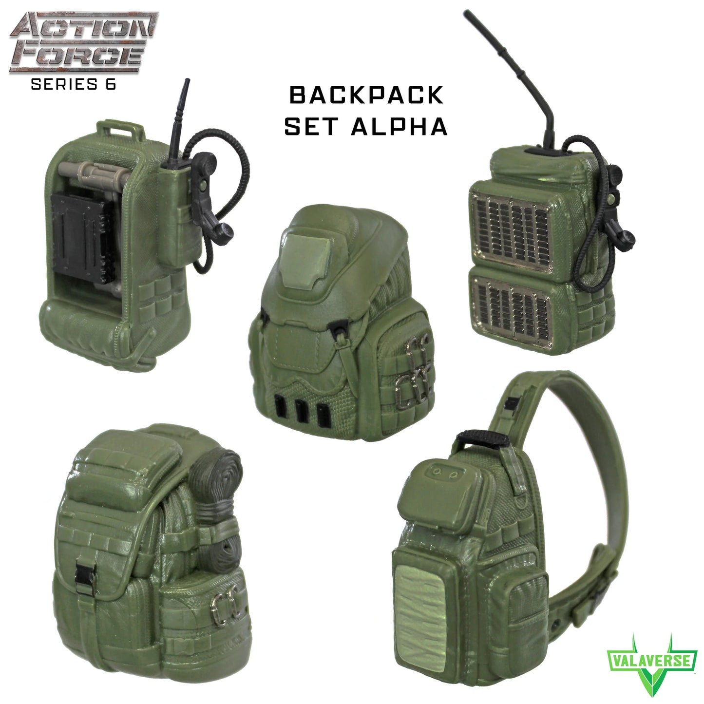 Action Force Series 6 Backpack Set Alpha