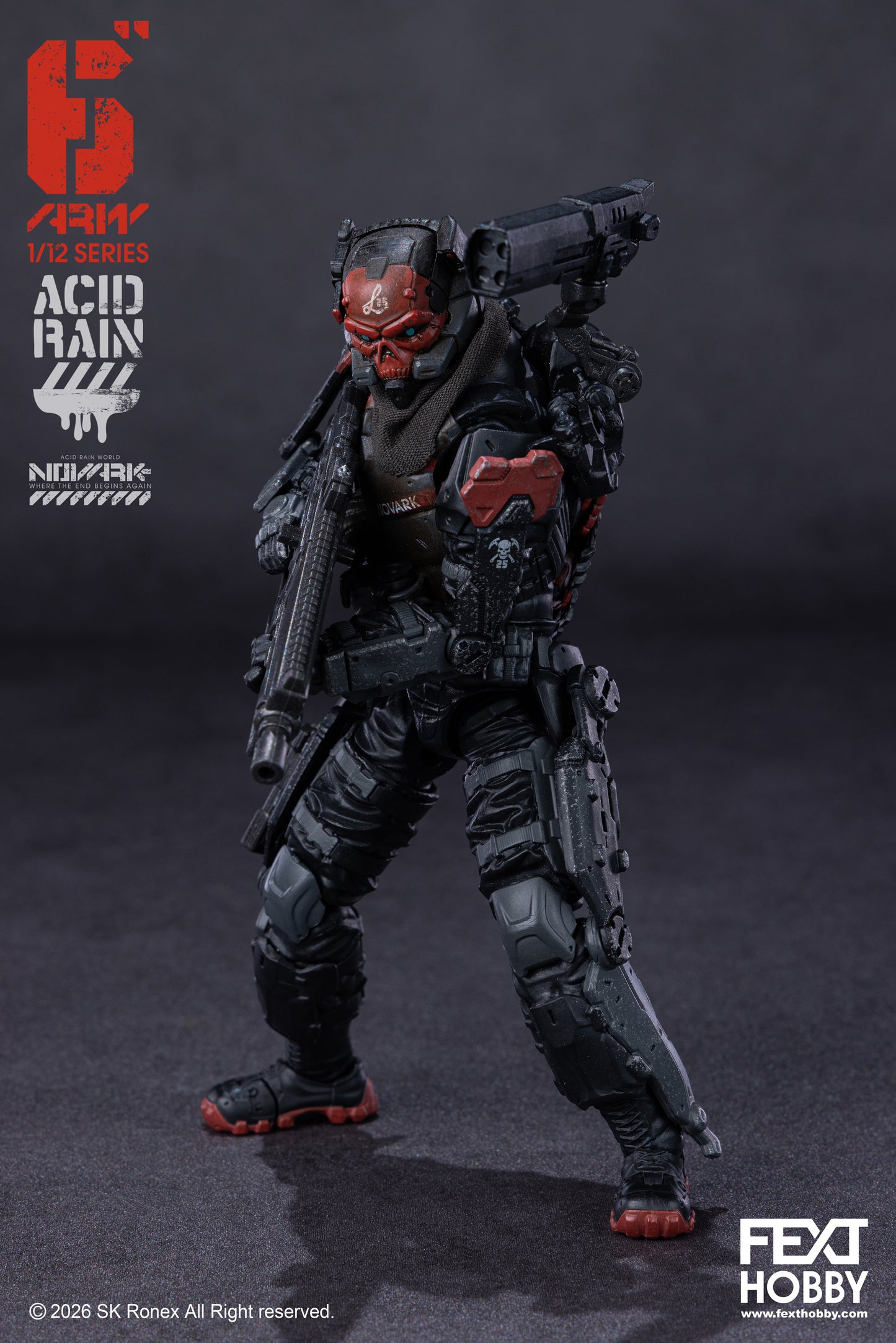 Acid Rain World: Novark FXH-AR-005 Valerius 1/12 Scale Action Figure PREORDER