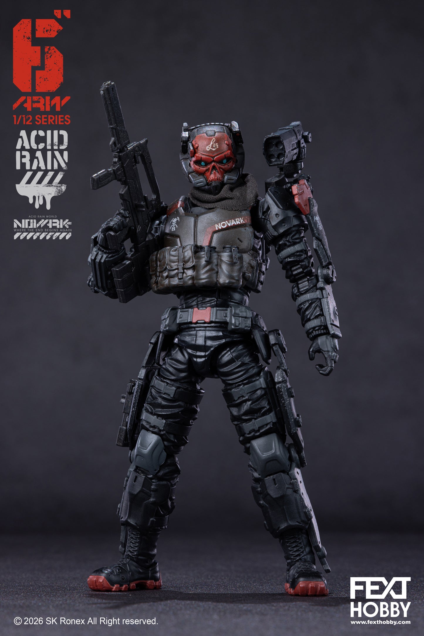 Acid Rain World: Novark FXH-AR-005 Valerius 1/12 Scale Action Figure PREORDER