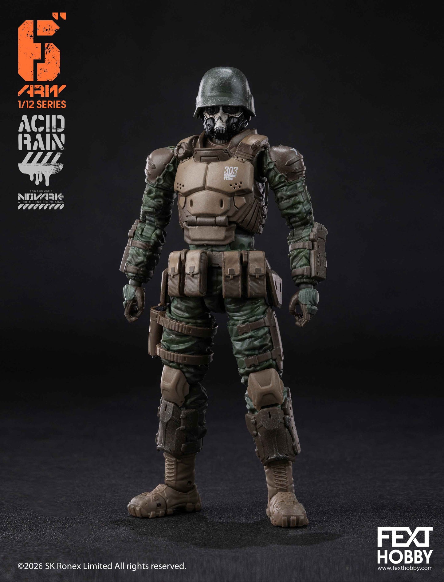 Acid Rain World: Novark FXH-AR-007 Marine Trooper 1/12 Scale Action Figure PREORDER