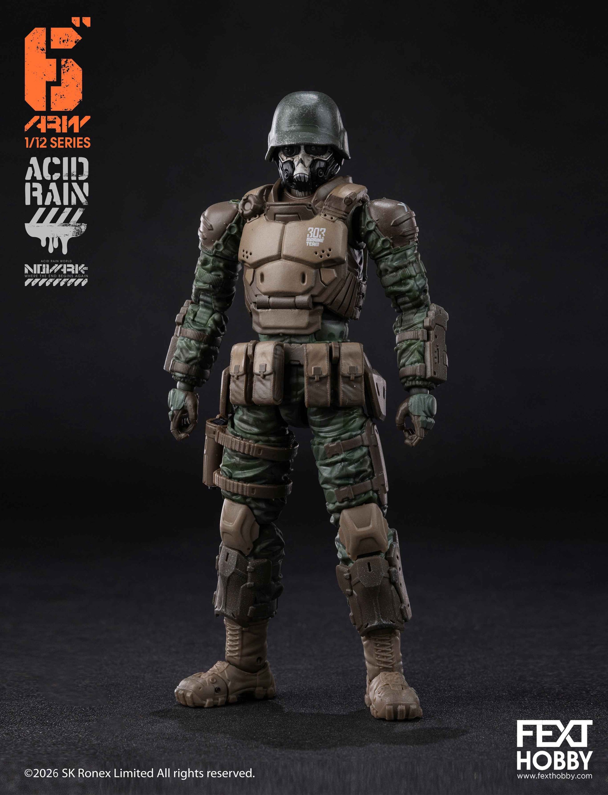 Acid Rain World: Novark FXH-AR-007 Marine Trooper 1/12 Scale Action Figure PREORDER