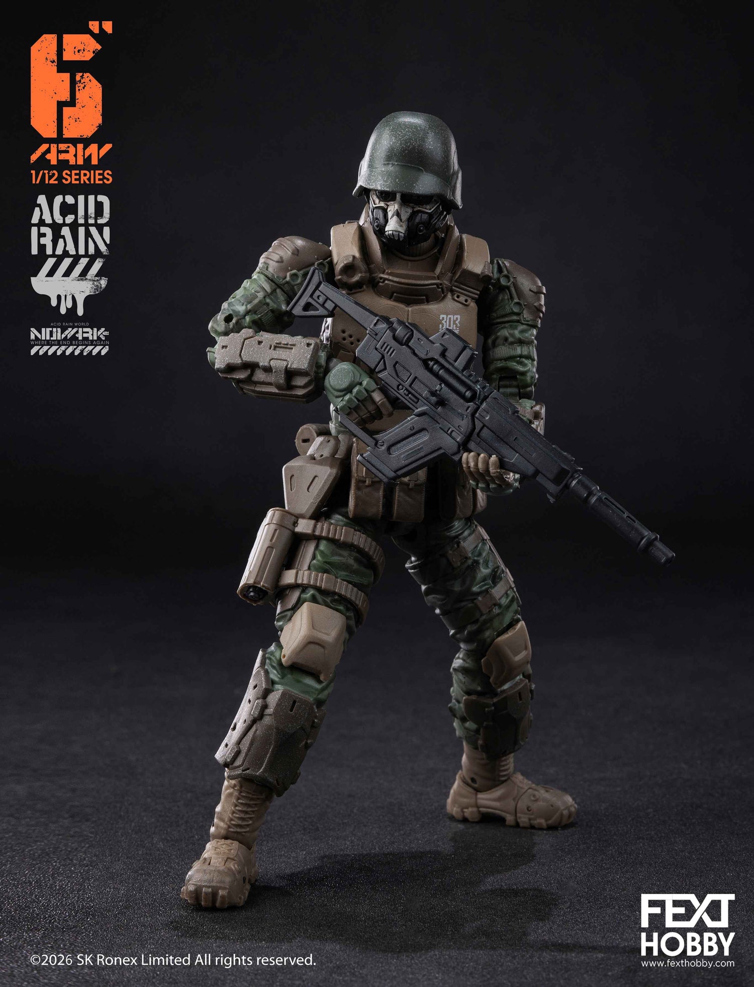 Acid Rain World: Novark FXH-AR-007 Marine Trooper 1/12 Scale Action Figure PREORDER