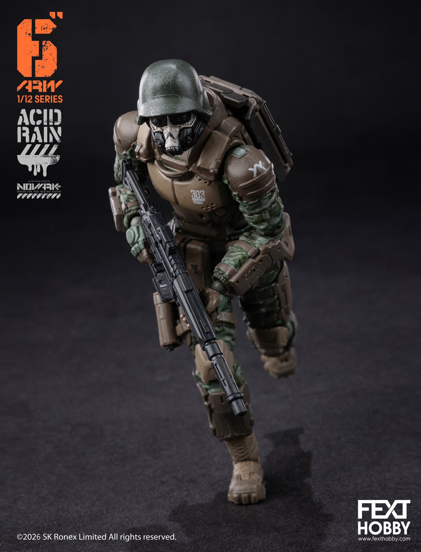 Acid Rain World: Novark FXH-AR-007 Marine Trooper 1/12 Scale Action Figure PREORDER