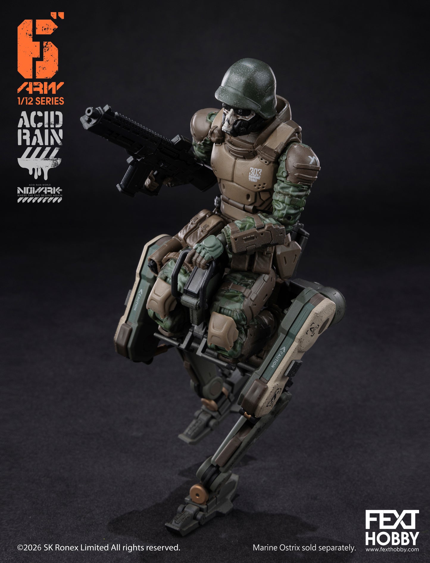 Acid Rain World: Novark FXH-AR-007 Marine Trooper 1/12 Scale Action Figure PREORDER