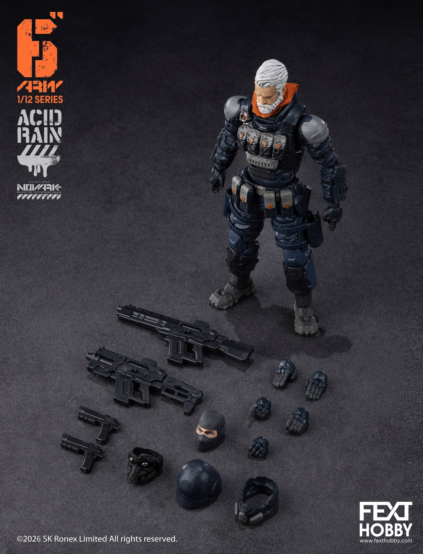 Acid Rain World: Novark FXH-AR-008 Bob (Op. Extraction) 1/12 Scale Action Figure PREORDER