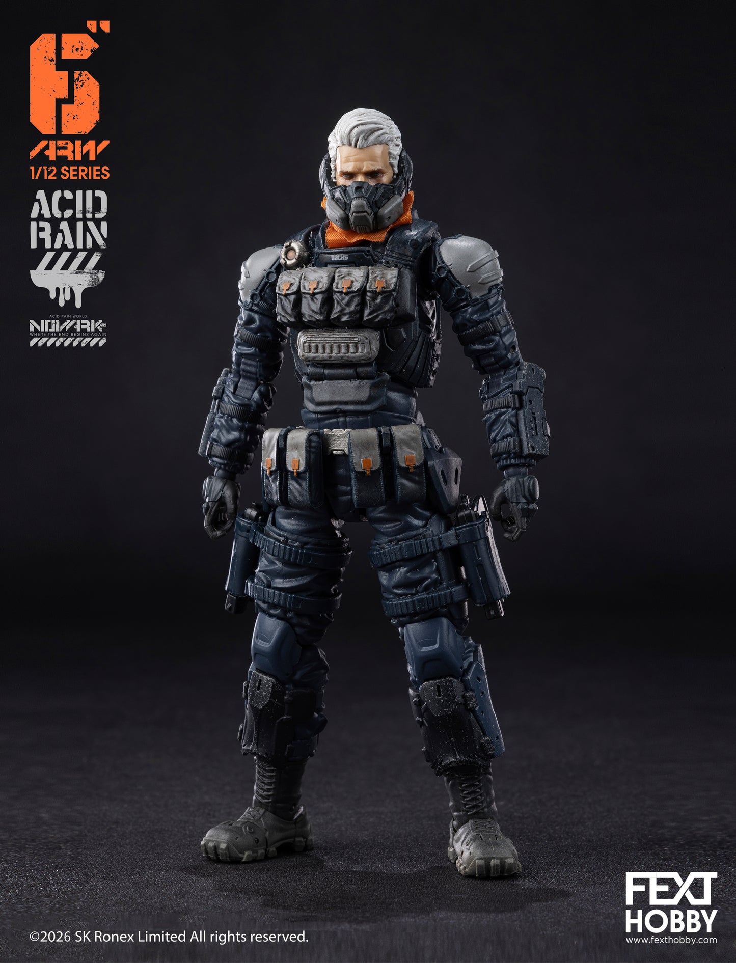 Acid Rain World: Novark FXH-AR-008 Bob (Op. Extraction) 1/12 Scale Action Figure PREORDER