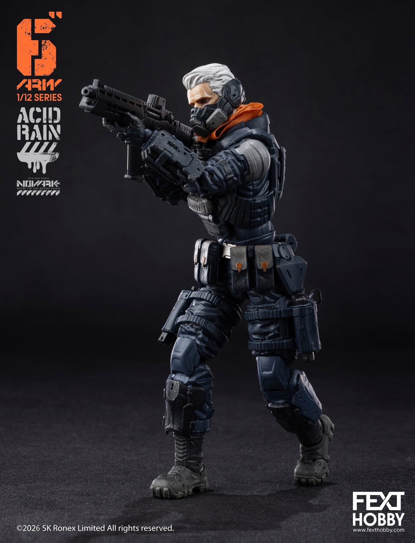 Acid Rain World: Novark FXH-AR-008 Bob (Op. Extraction) 1/12 Scale Action Figure PREORDER