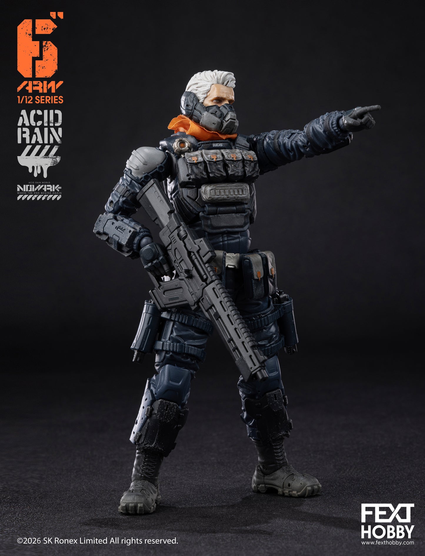 Acid Rain World: Novark FXH-AR-008 Bob (Op. Extraction) 1/12 Scale Action Figure PREORDER