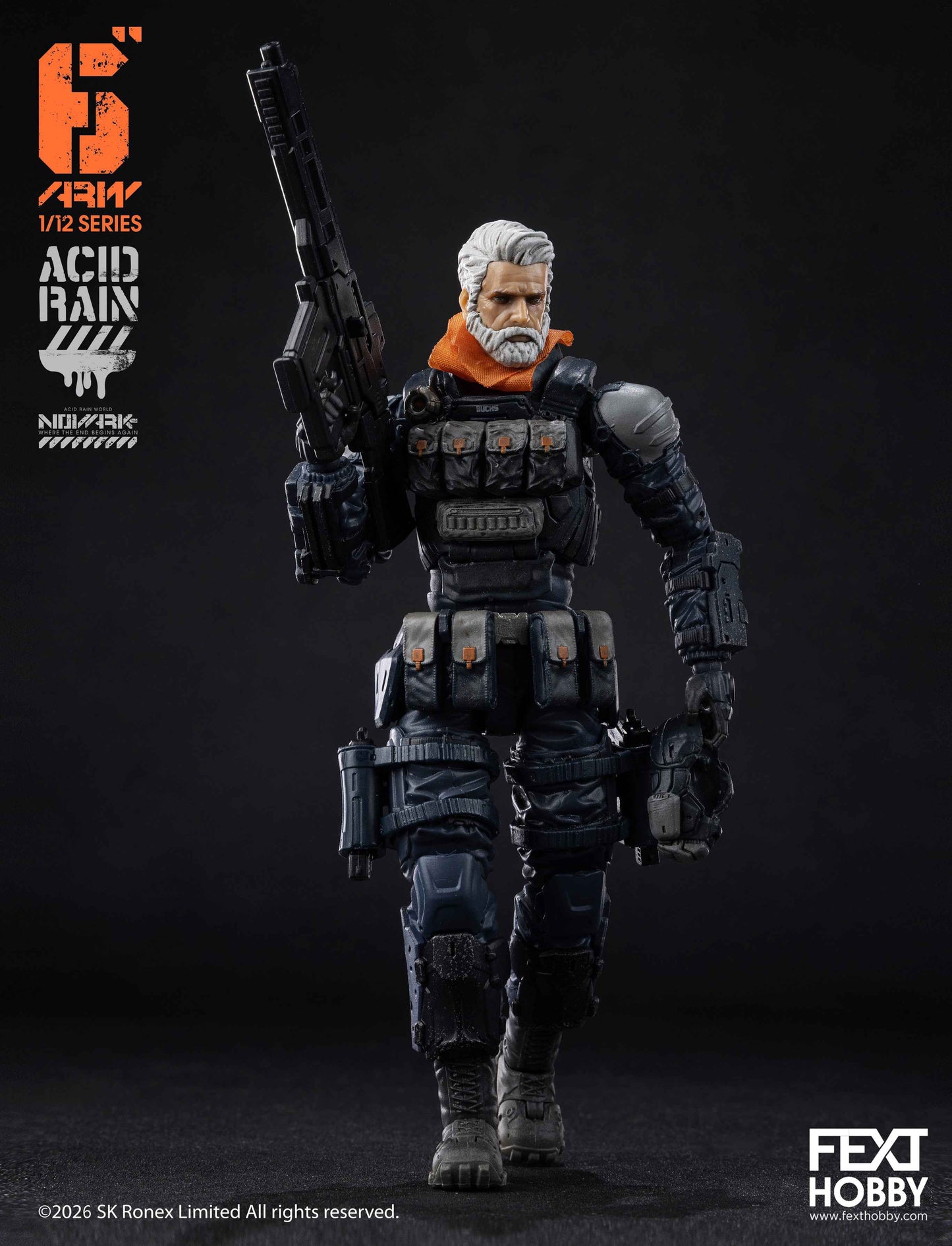 Acid Rain World: Novark FXH-AR-008 Bob (Op. Extraction) 1/12 Scale Action Figure PREORDER