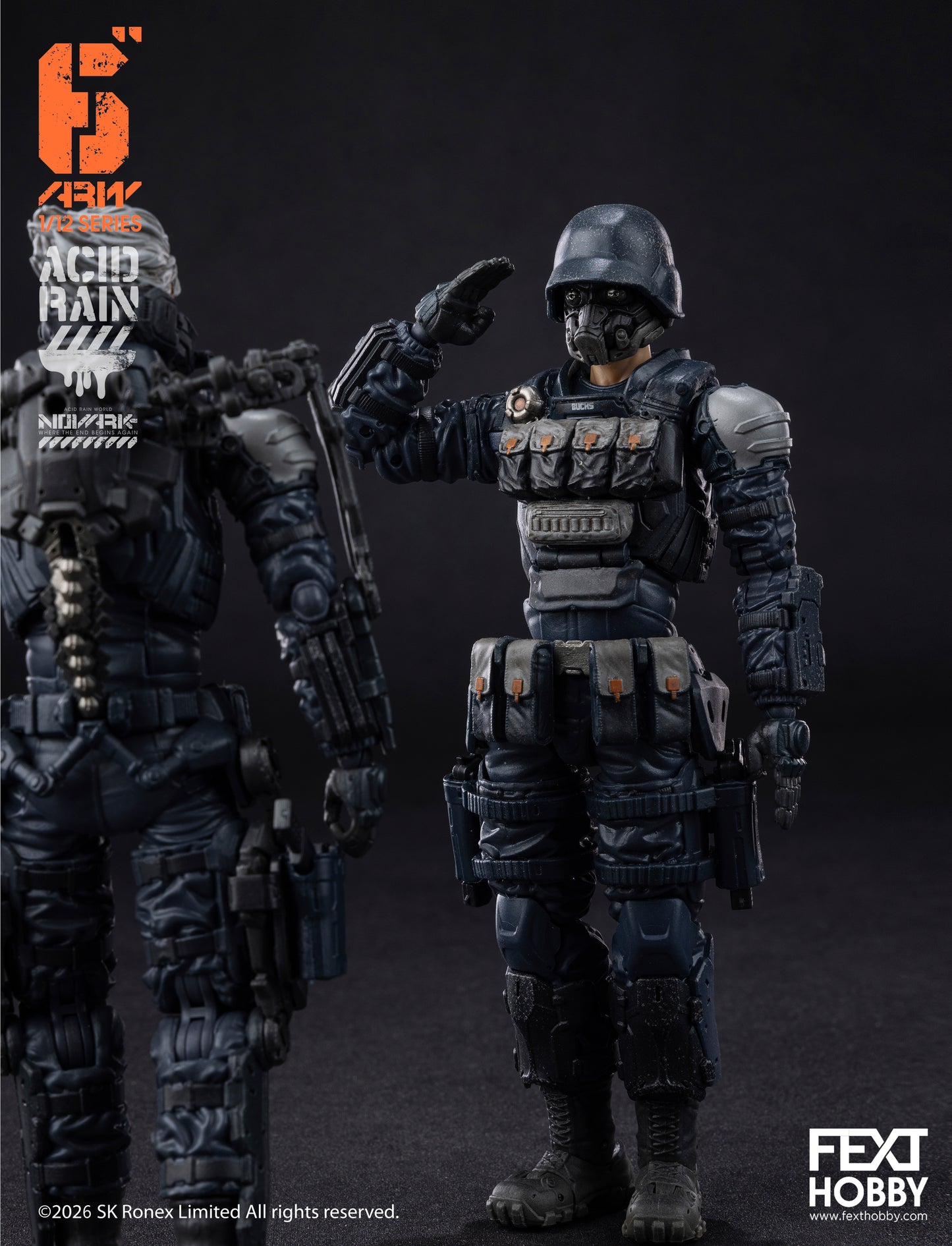 Acid Rain World: Novark FXH-AR-008 Bob (Op. Extraction) 1/12 Scale Action Figure PREORDER