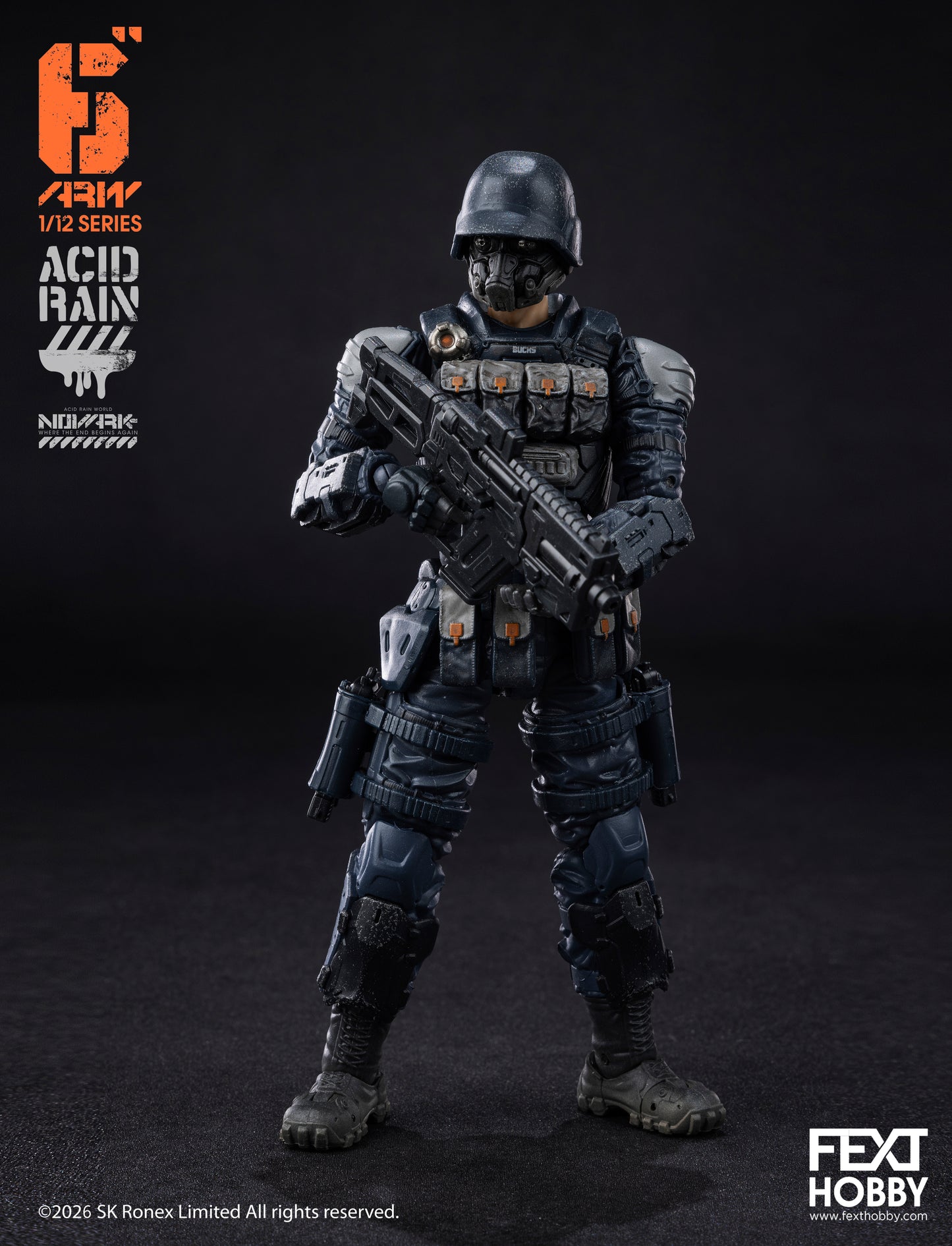 Acid Rain World: Novark FXH-AR-008 Bob (Op. Extraction) 1/12 Scale Action Figure PREORDER