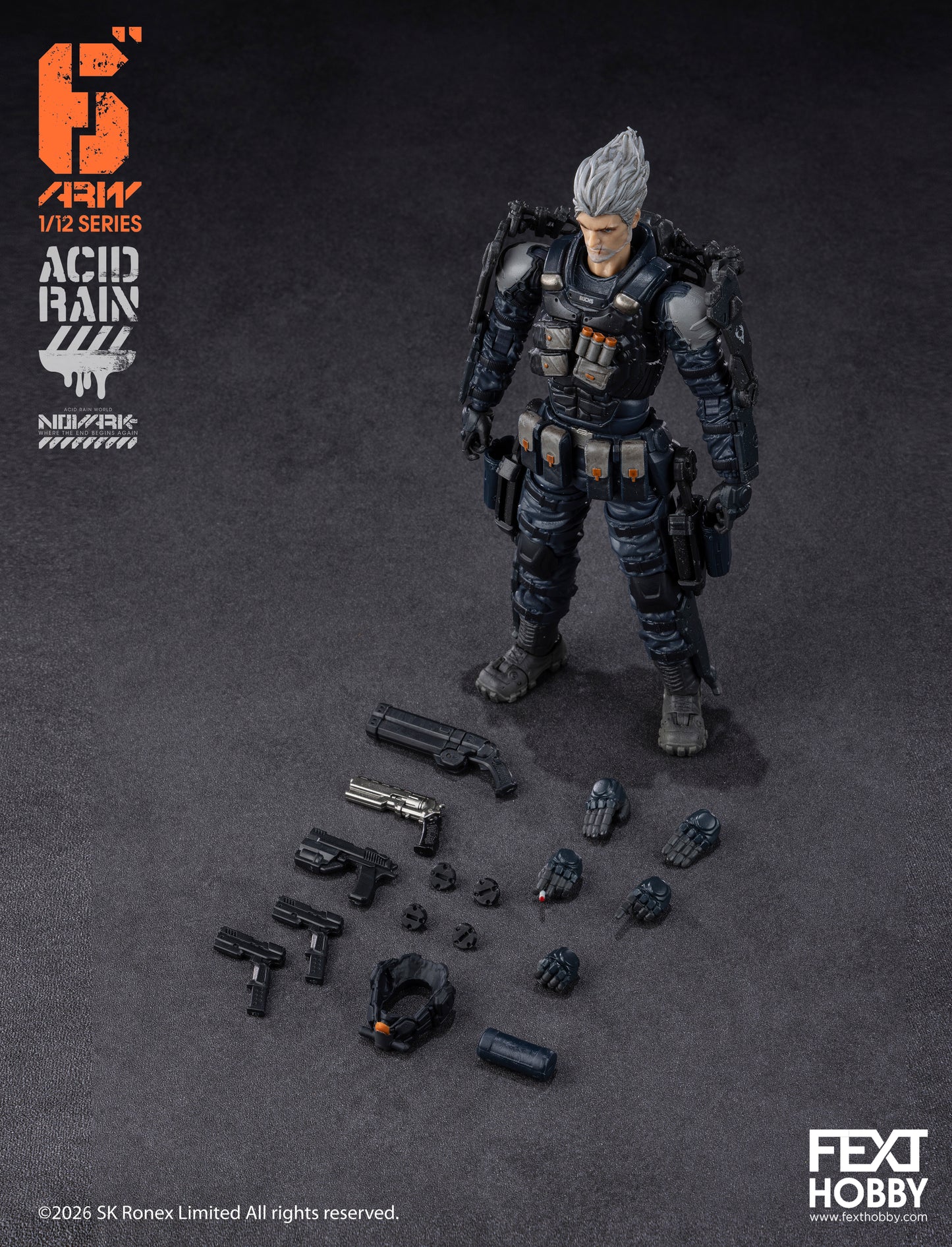 Acid Rain World: Novark FXH-AR-009 Jack (Op. Extraction) 1/12 Scale Action Figure PREORDER