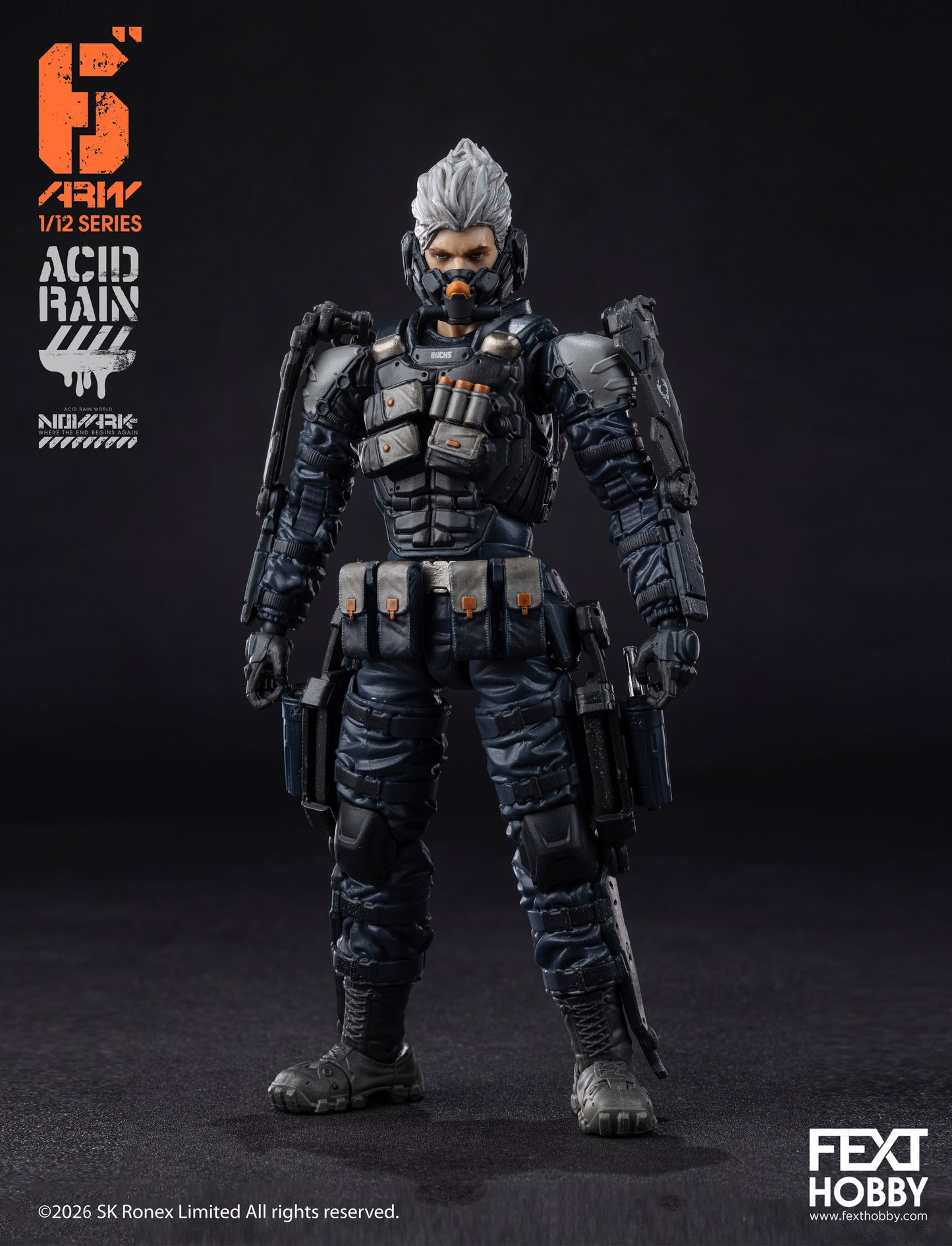 Acid Rain World: Novark FXH-AR-009 Jack (Op. Extraction) 1/12 Scale Action Figure PREORDER