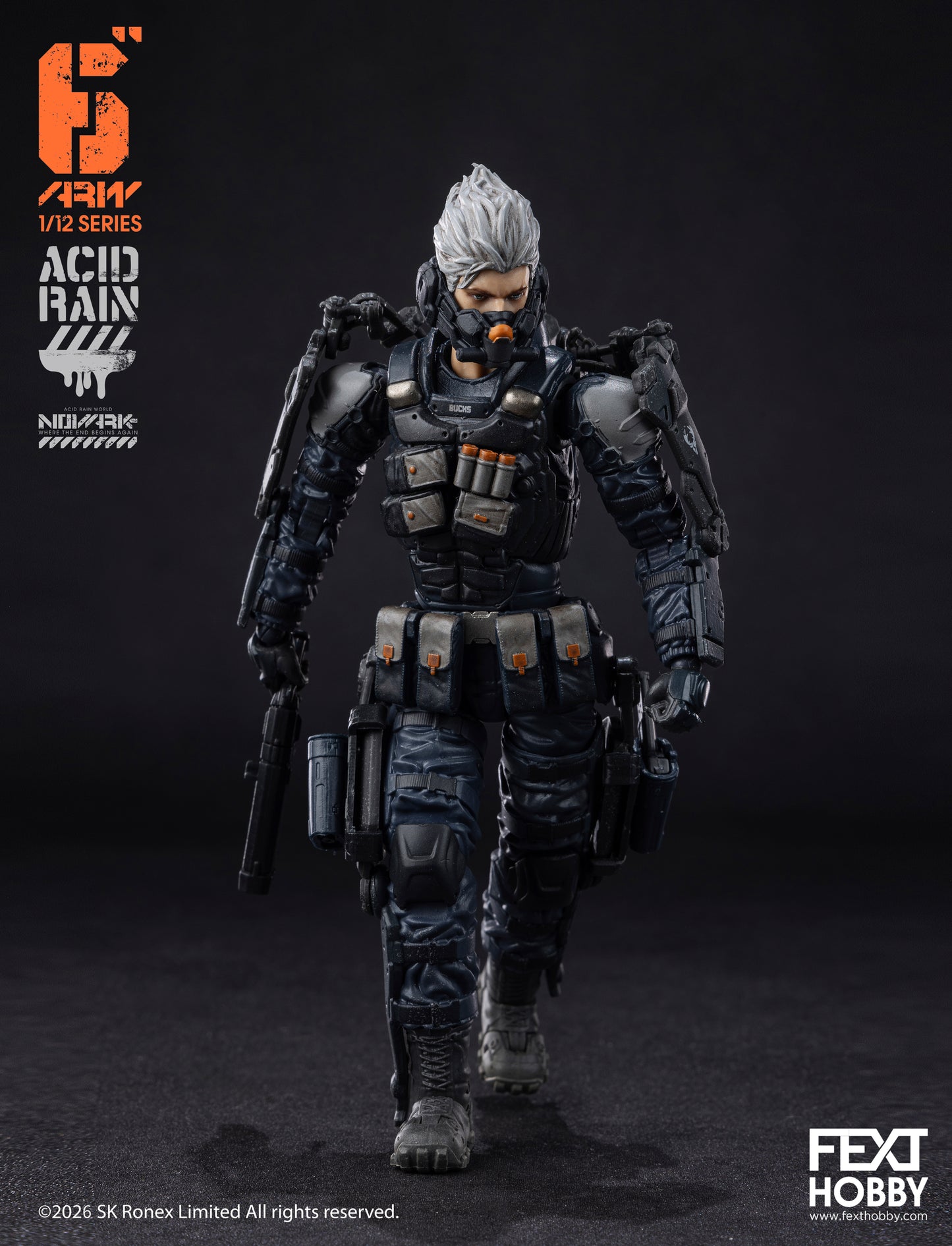 Acid Rain World: Novark FXH-AR-009 Jack (Op. Extraction) 1/12 Scale Action Figure PREORDER