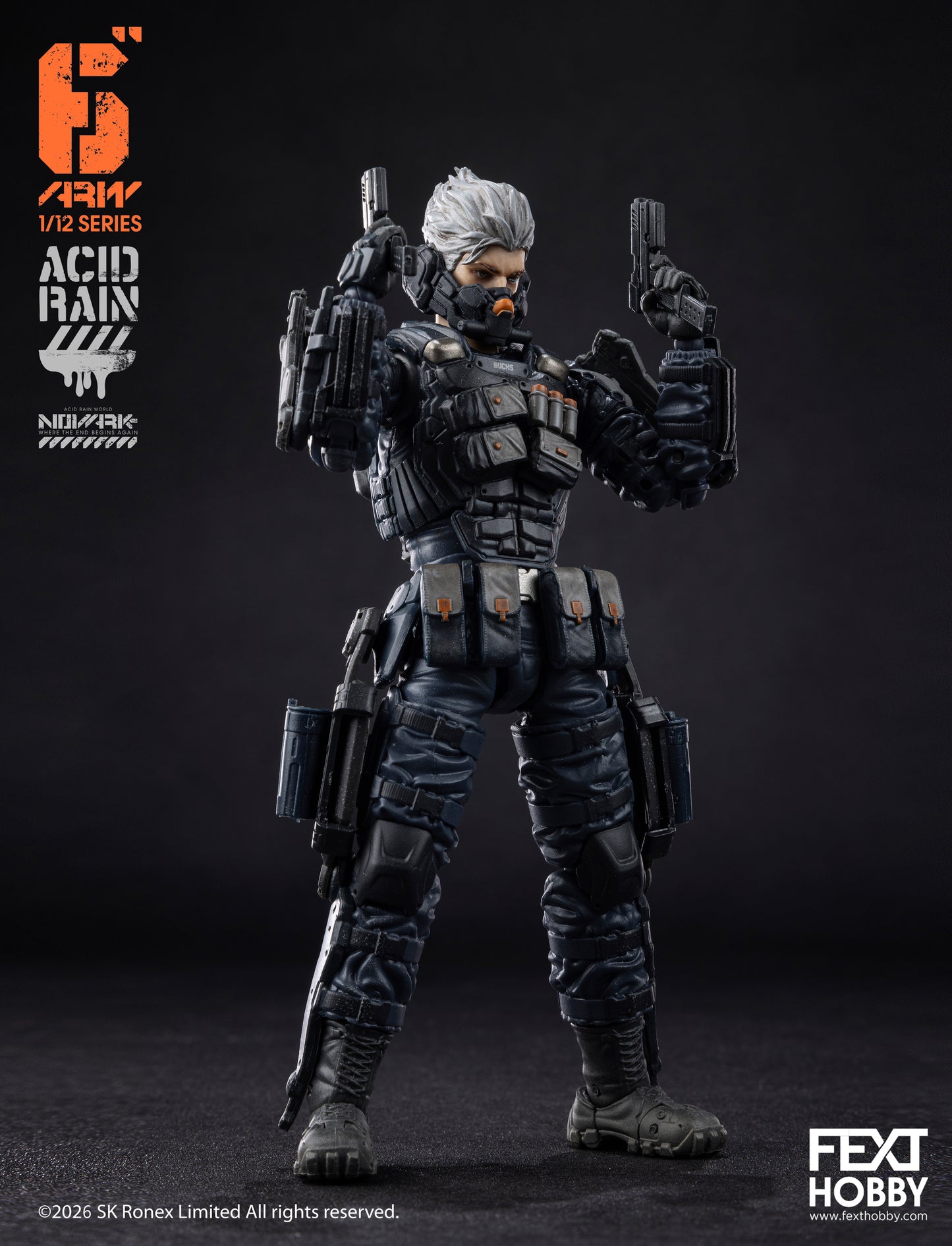 Acid Rain World: Novark FXH-AR-009 Jack (Op. Extraction) 1/12 Scale Action Figure PREORDER