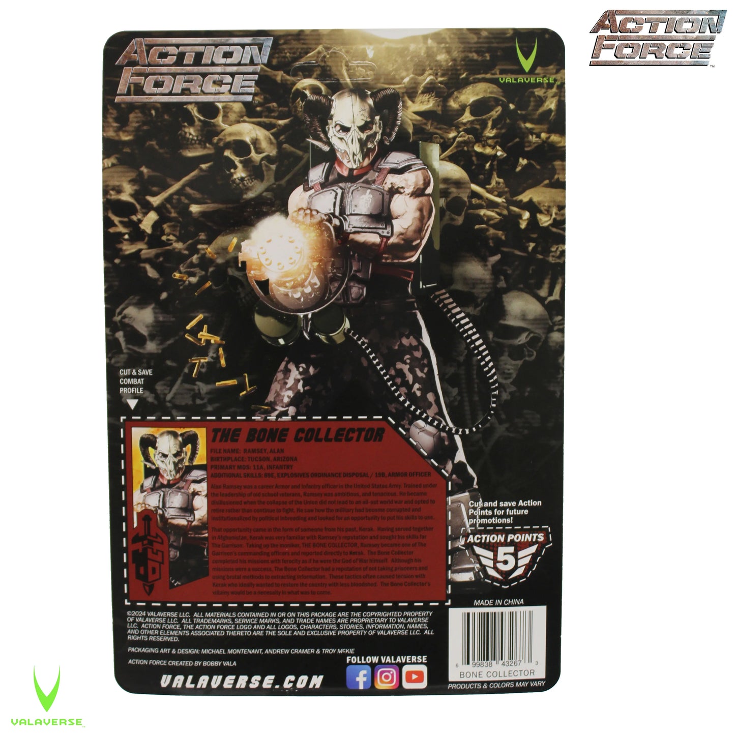 Action Force Bone Collector (V2) 1/12 Scale Action Figure