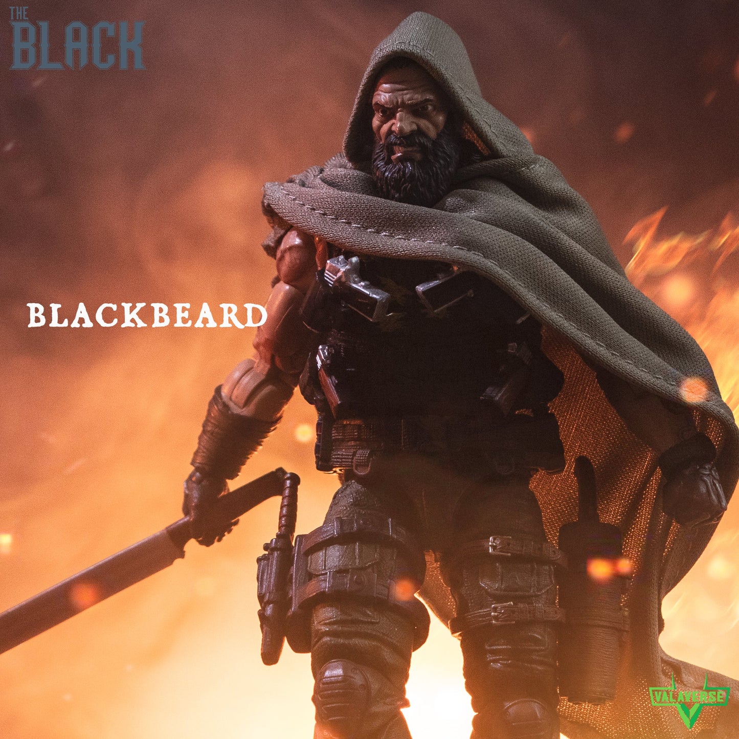 The Black Blackbeard 1/12 scale action figure