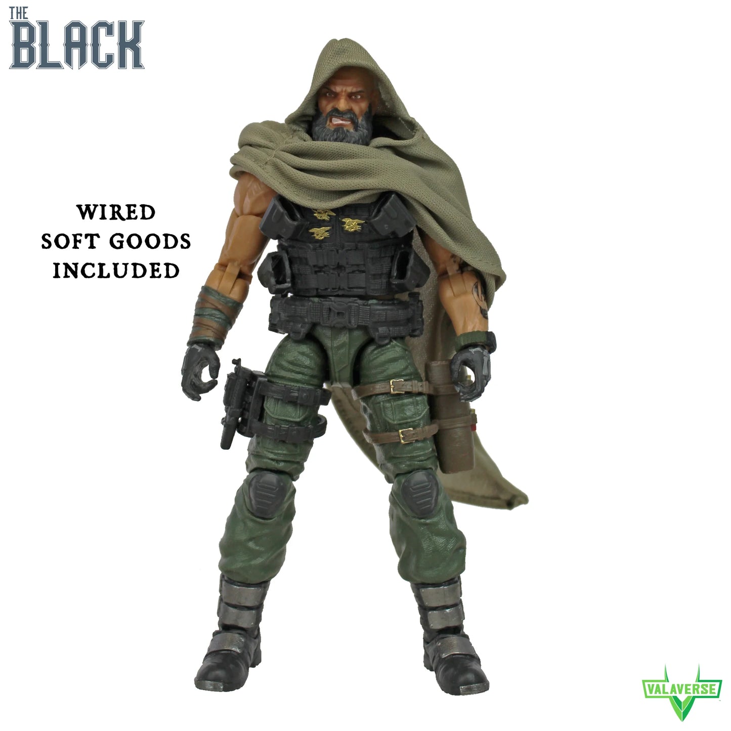 The Black Blackbeard 1/12 scale action figure