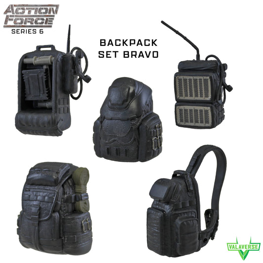 Action Force Series 6 Backpack Set BRAVO 1/12 action figure accessories