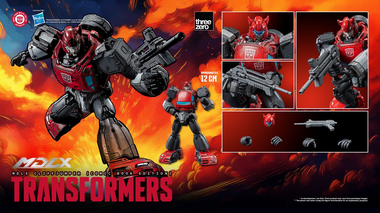 ThreeZero Transformers MDLX Cliffjumper (Comic Book Edition) PREORDER