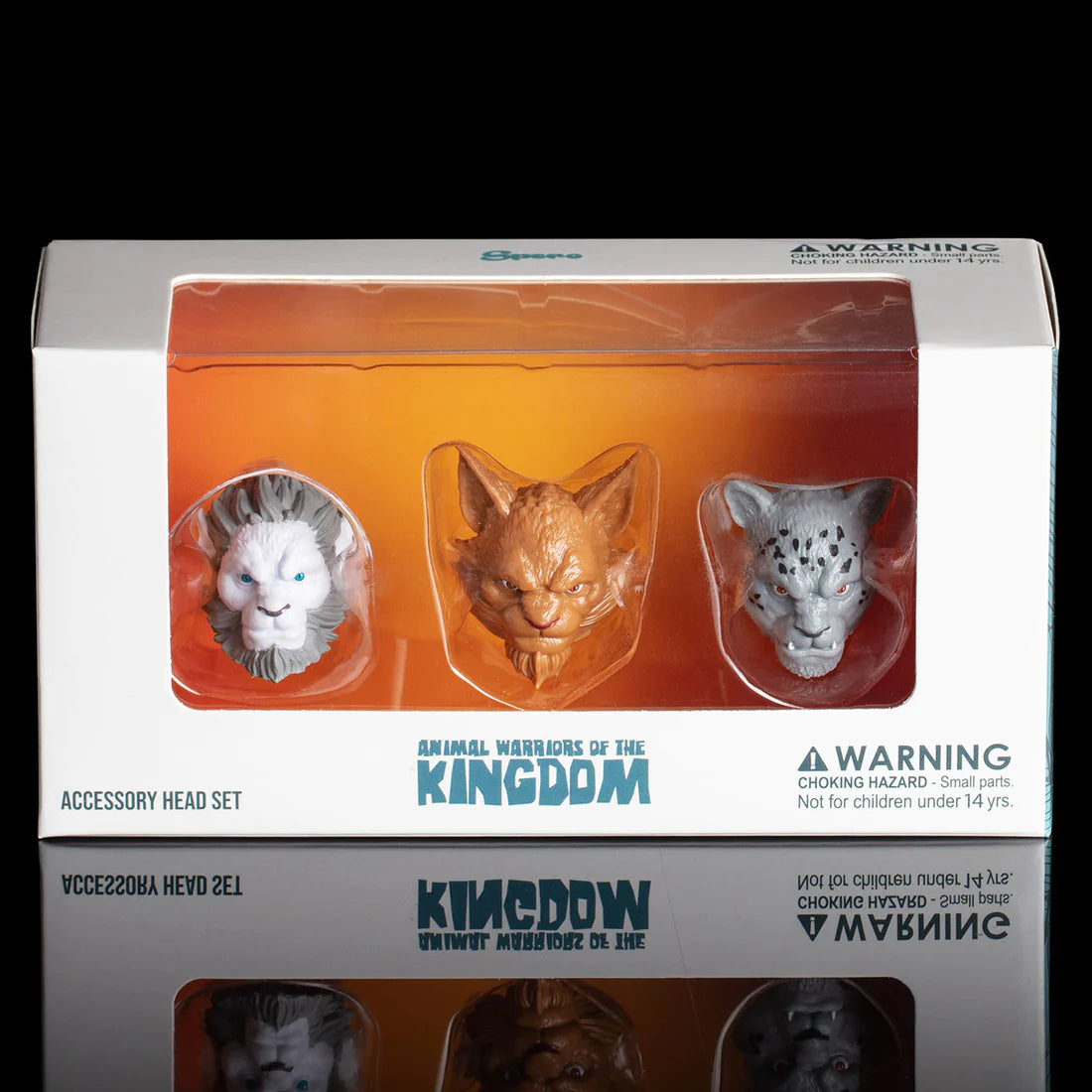 Animal Warriors of the Kingdom - HEAD SET: FERAL FELINES - Wave 2