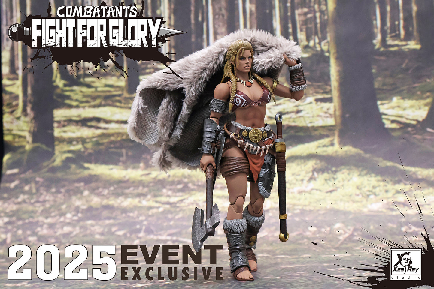 XESRAY STUDIO Combatants Fight For Glory Gold Hildr (2025 Event Exclusive Ver.) 1/12 Scale Action Figure PREORDER