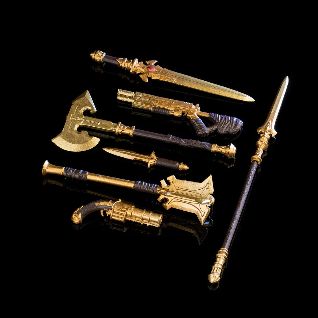 Animal Warriors of the Kingdom - GOLD WEAPON SET