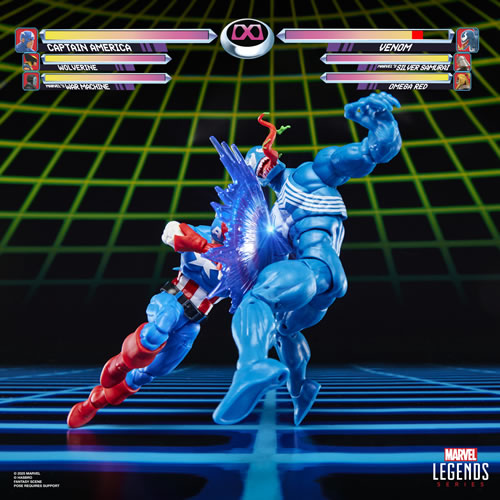 Marvel Legends 6" Gameverse Captain America Vs Venom
