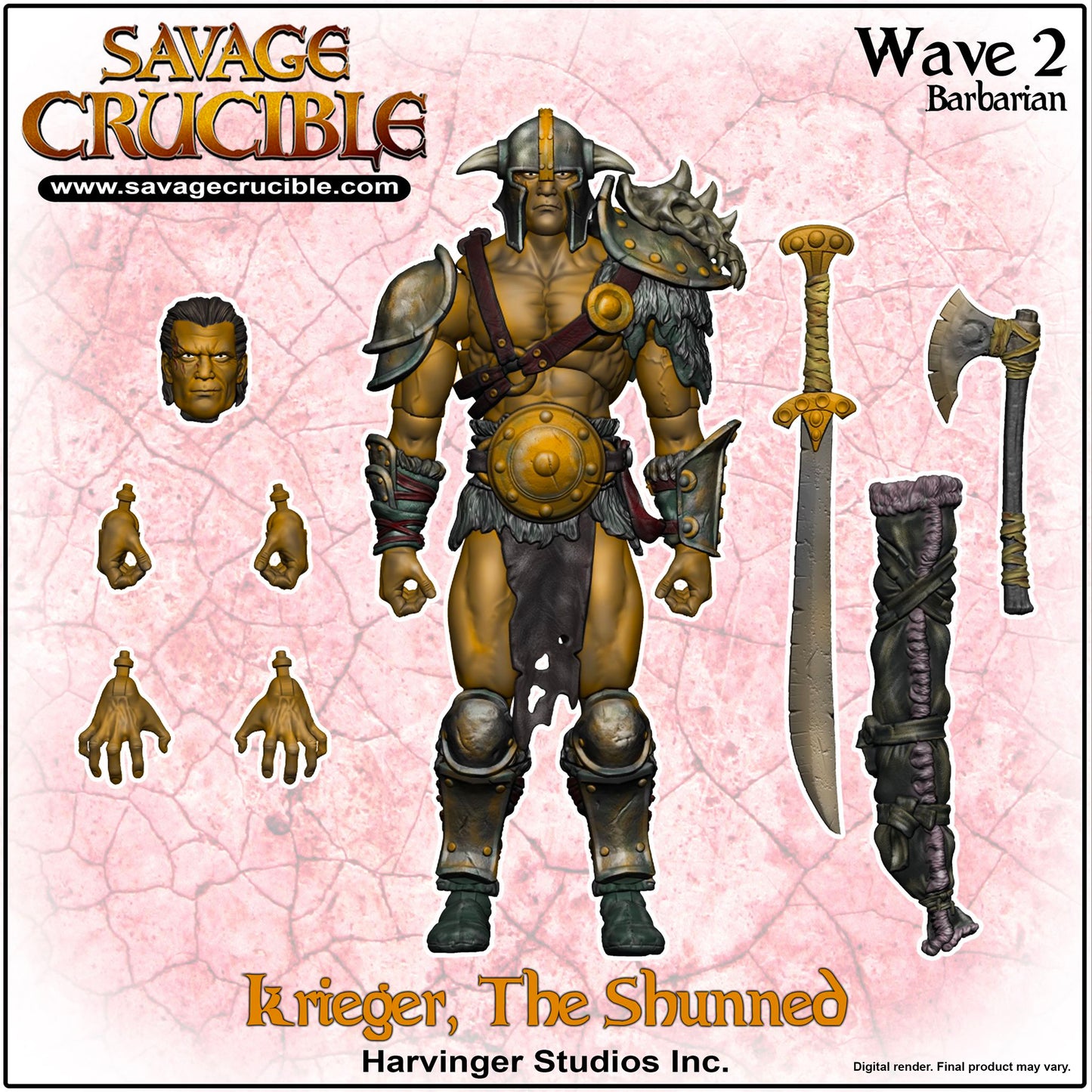 Savage Crucible Wave 2 Krieger, The Shunned- PREORDER