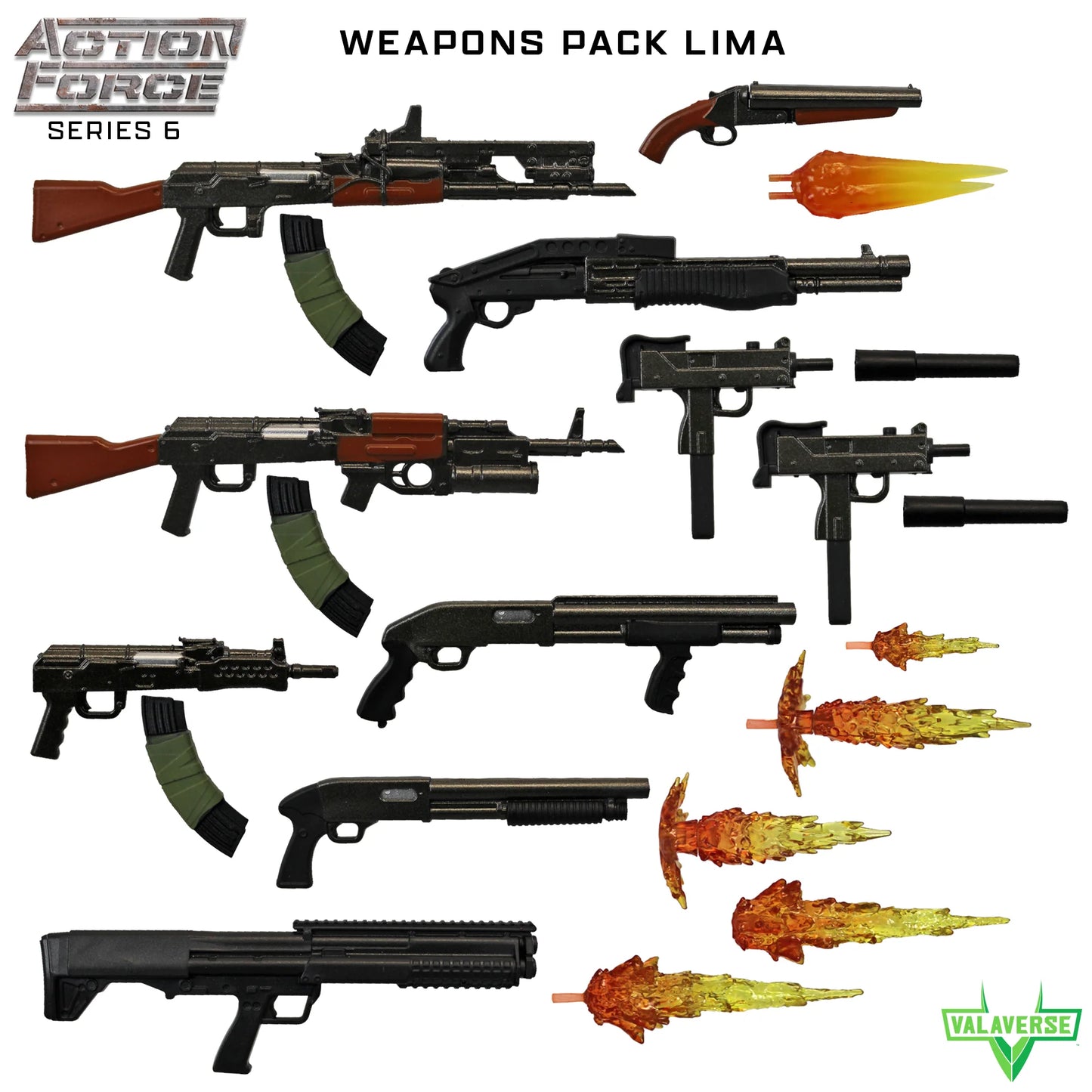 Action Force Weapons Pack LIMA 1/12 Scale Accessory Set