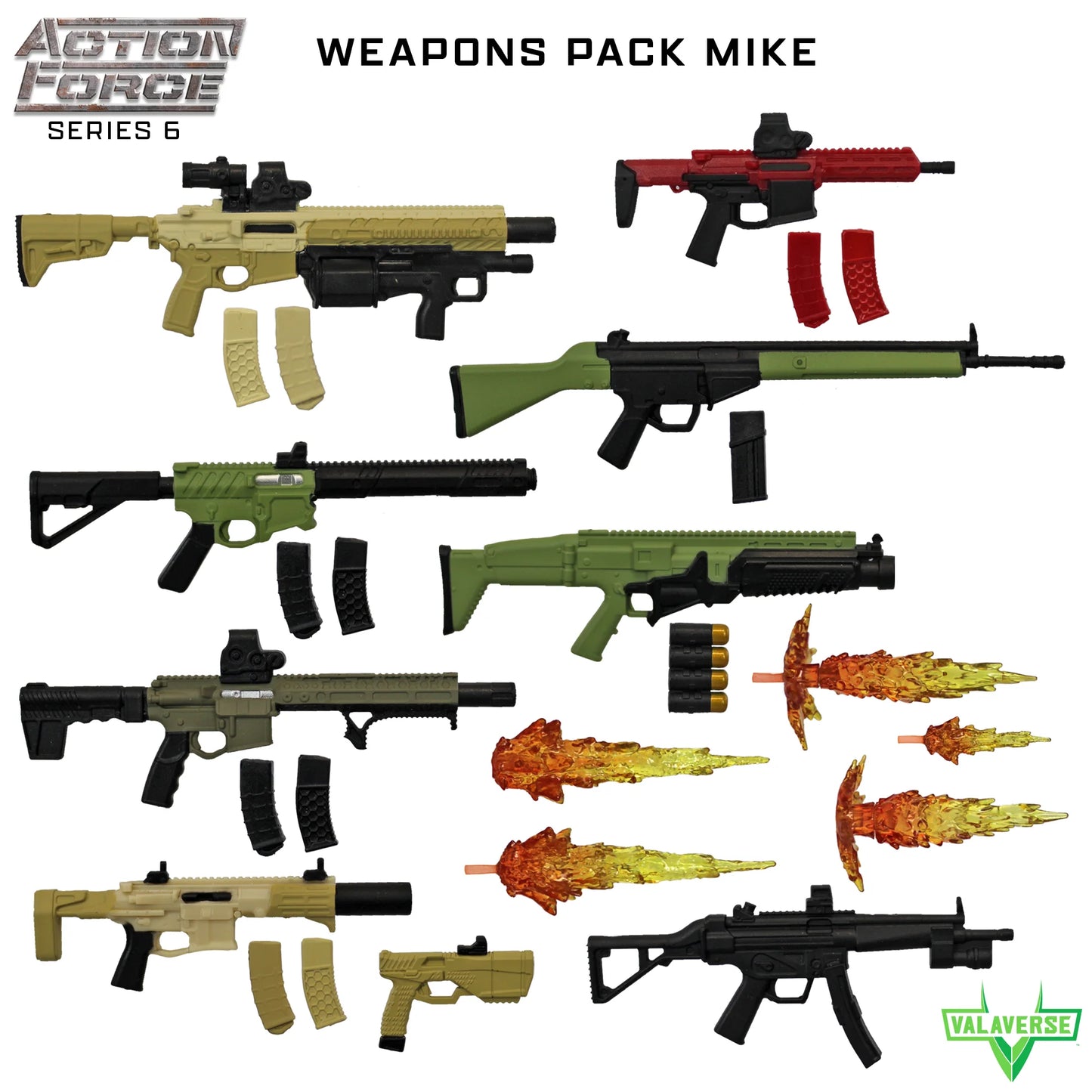 Action Force Weapons Pack MIKE 1/12 Scale Accessory Set