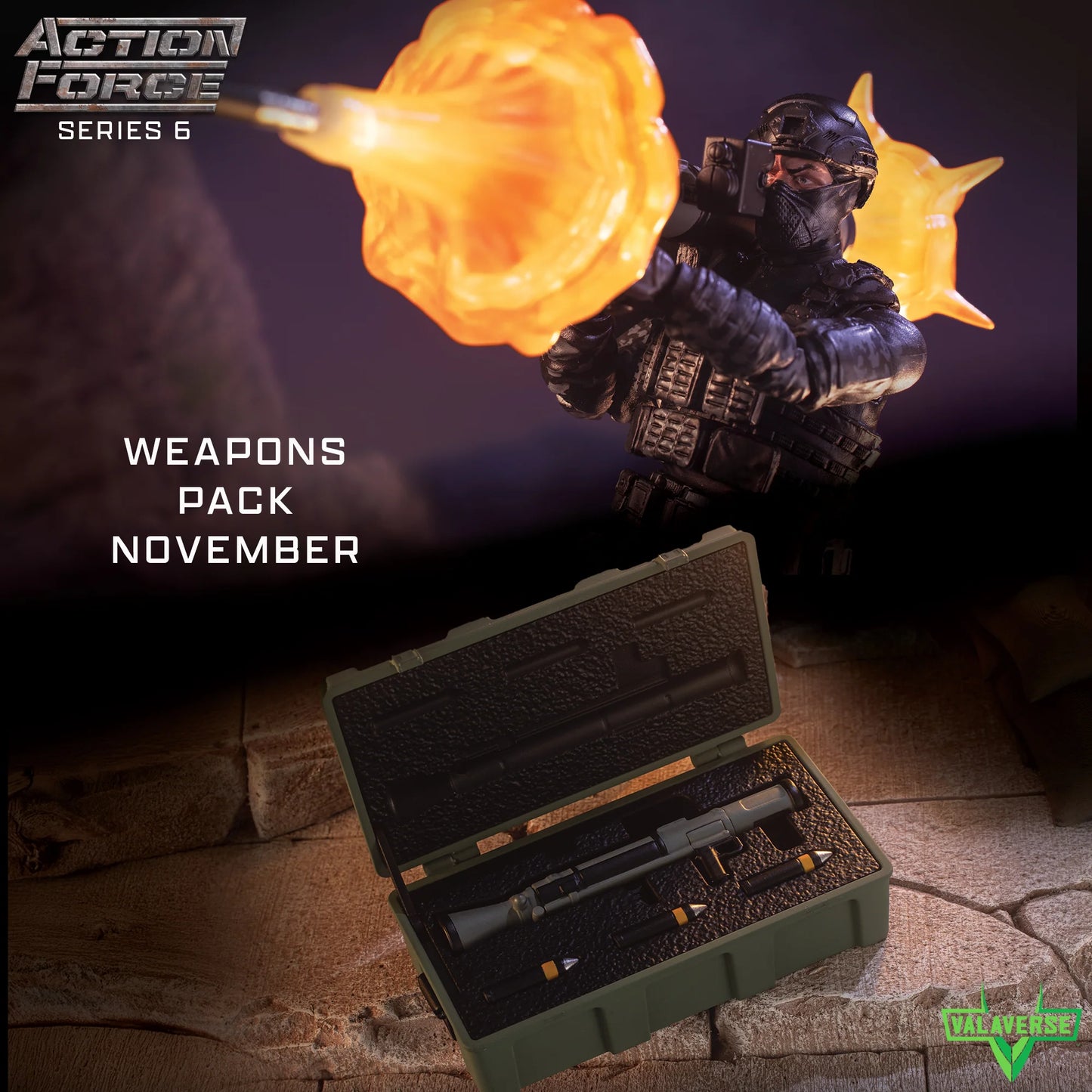 Action Force Weapons Pack NOVEMBER 1/12 Scale Accessory Set