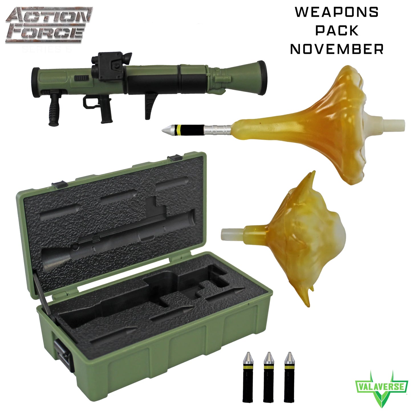 Action Force Weapons Pack NOVEMBER 1/12 Scale Accessory Set
