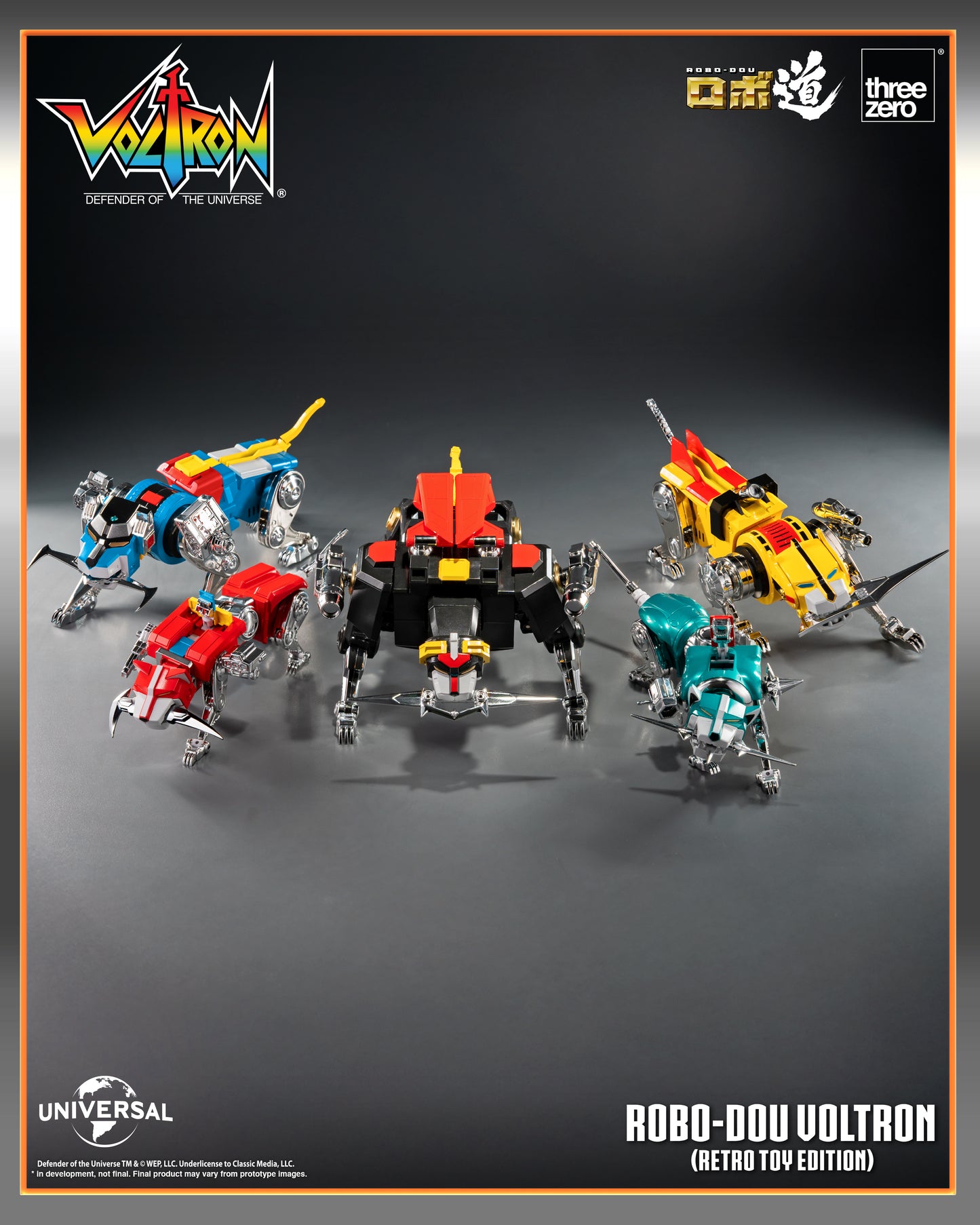 Voltron: Defender of the Universe ROBO-DOU Voltron (Retro Toy Edition) Action Figure PREORDER