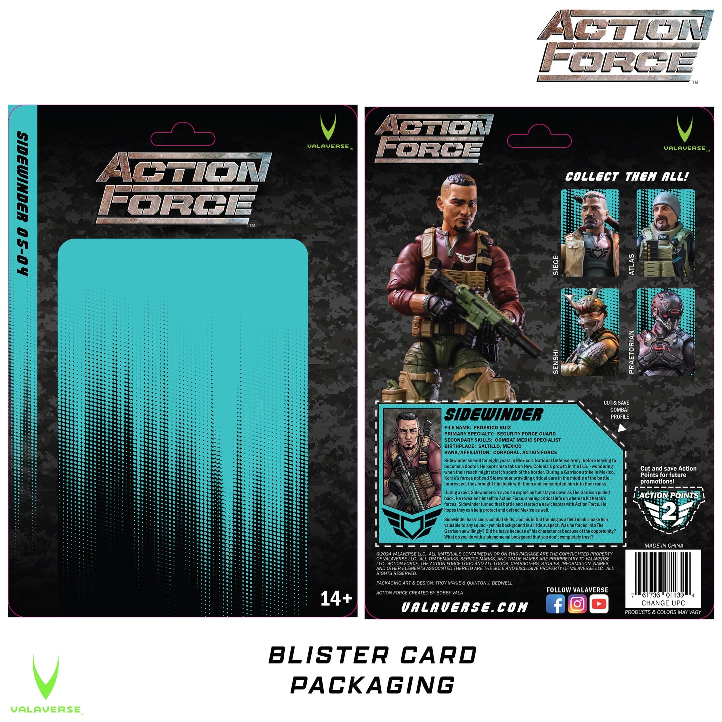 Action Force Sidewinder SERIES 5 - PRE-ORDER