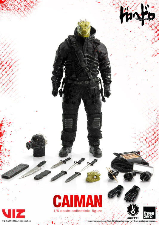 Threezero Dorohedoro SiXTH Caiman 1/6 Scale Action Figure (Reissue) PREORDER