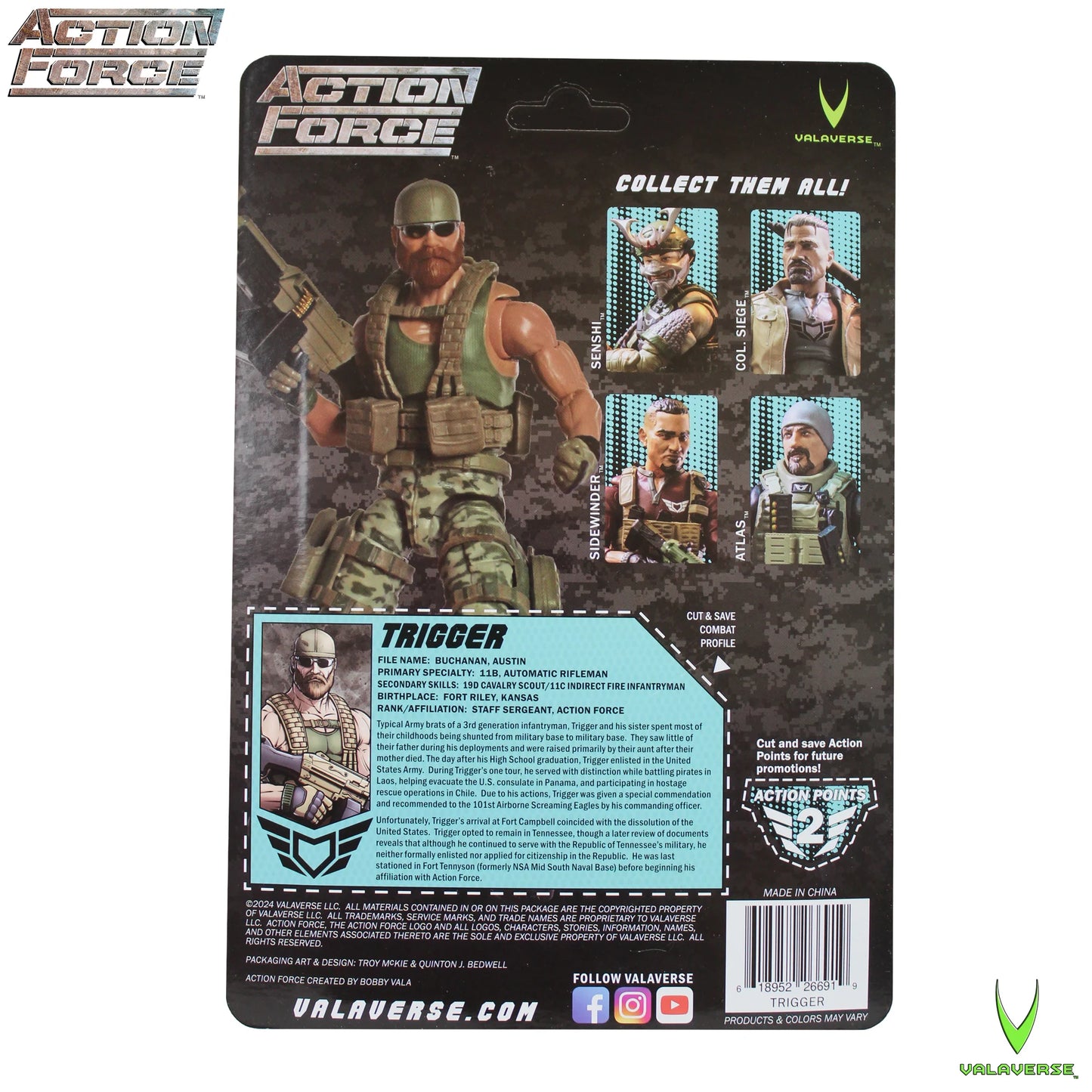 Action Force Trigger 1/12 Scale Action Figure (Reissue)