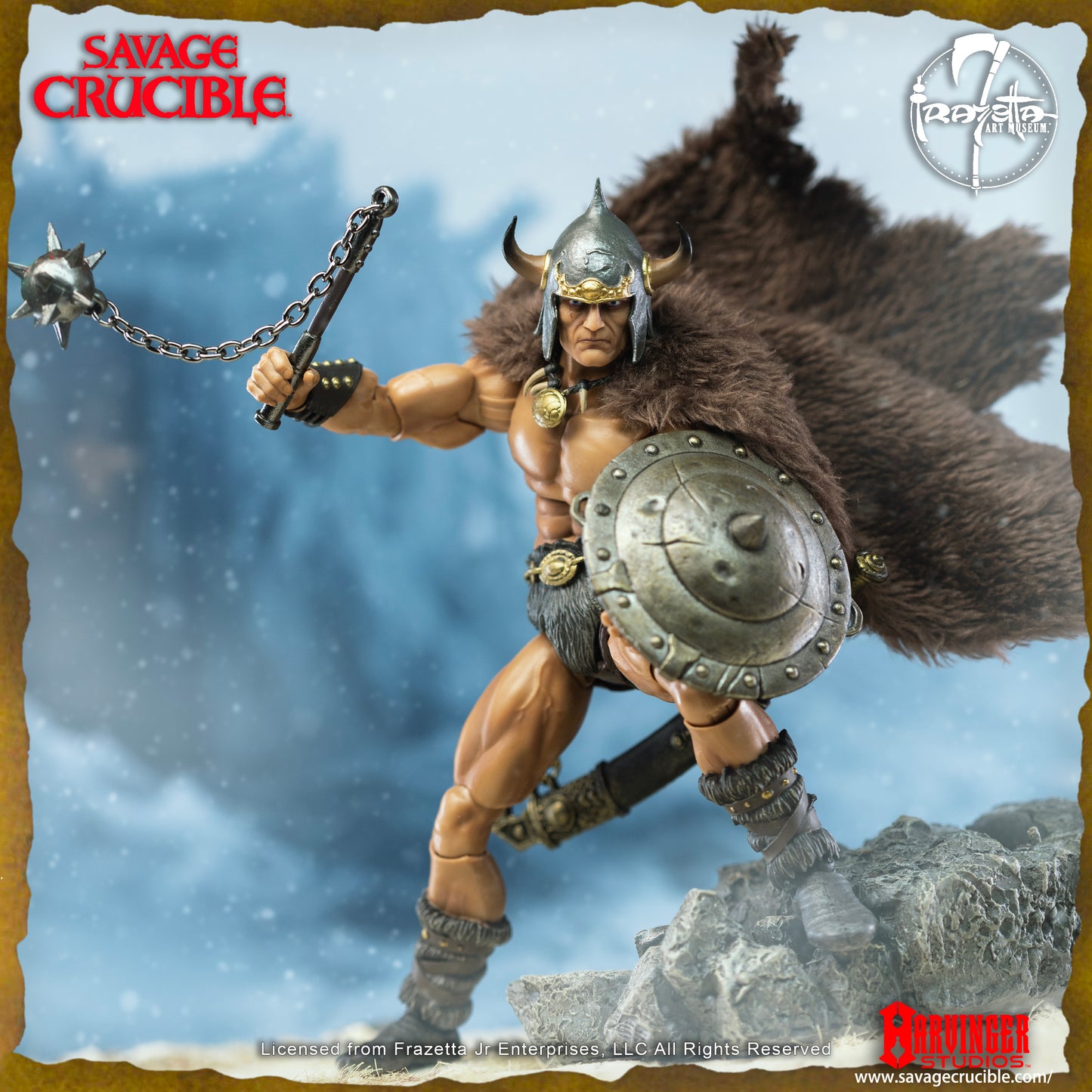 Savage Crucible Wave 2 Frazetta Warrior Ball and Chain