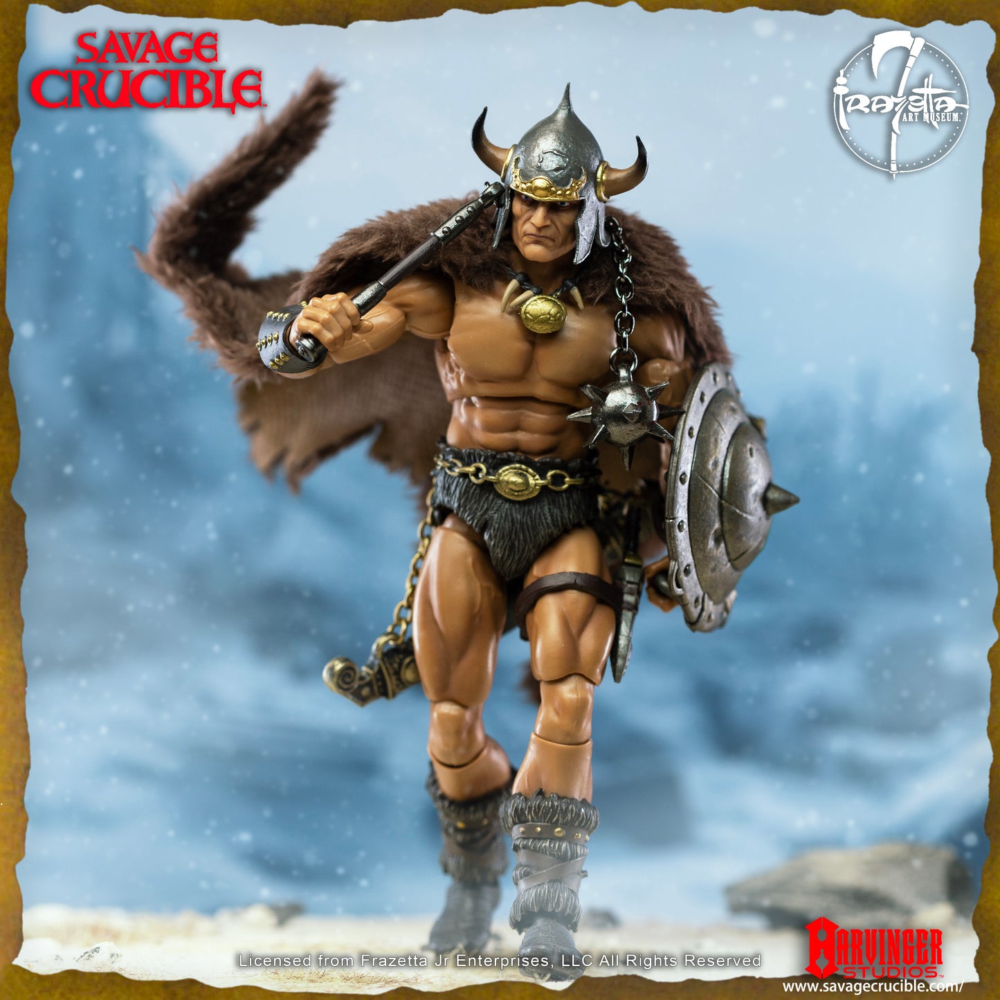 Savage Crucible Wave 2 Frazetta Warrior Ball and Chain
