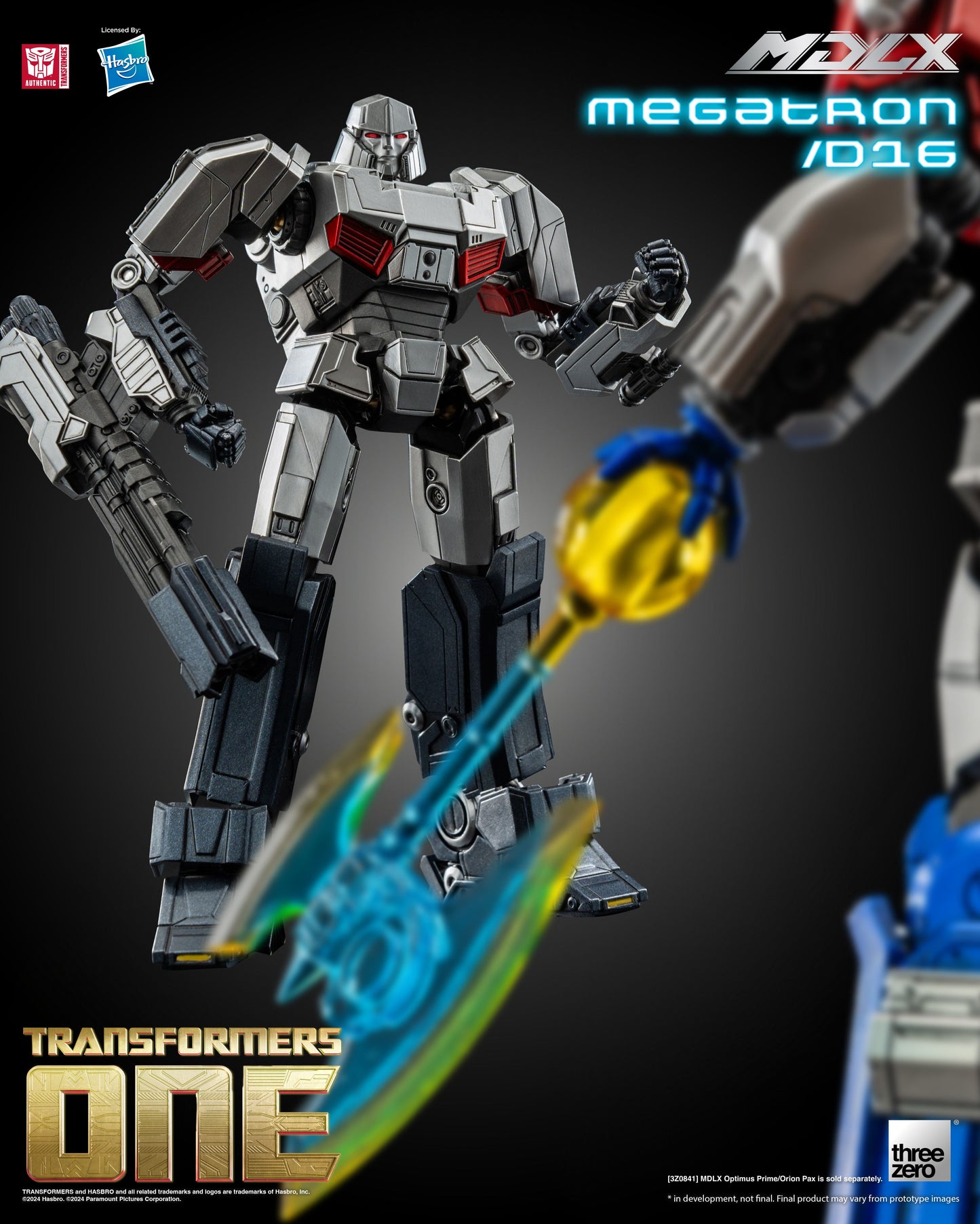 Threezero Transformers One MDLX Megatron/D16 PREORDER