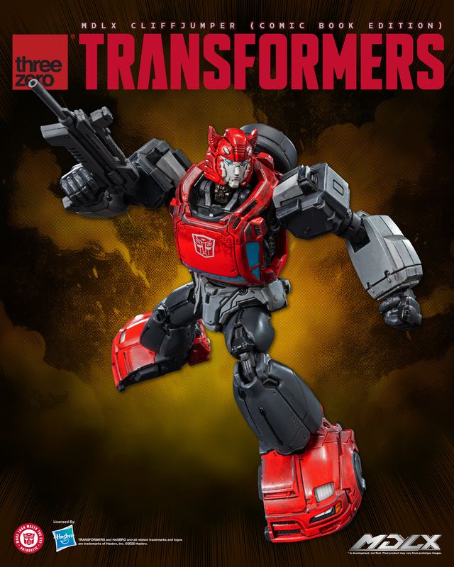ThreeZero Transformers MDLX Cliffjumper (Comic Book Edition) PREORDER