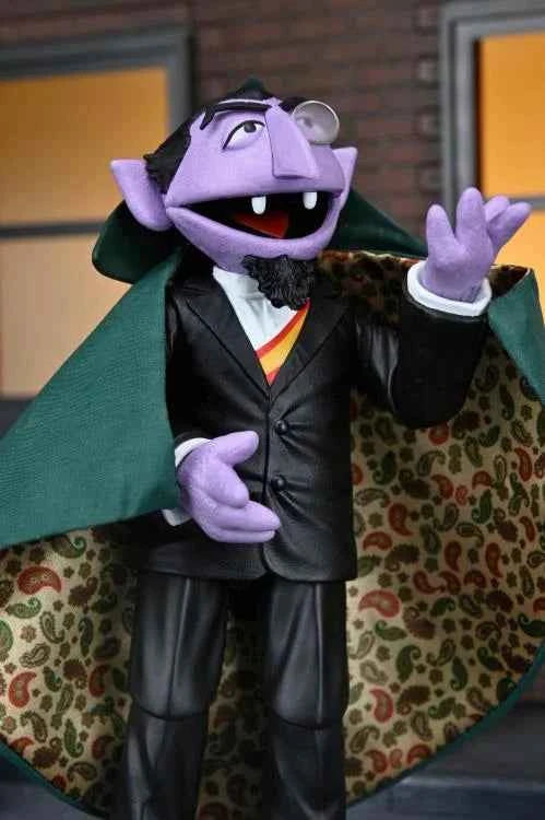 NECA Sesame Street Ultimate Count von Count Action Figure