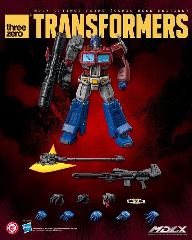 ThreeZero Transformers MDLX Optimus Prime (Comic Book Edition) PREORDER
