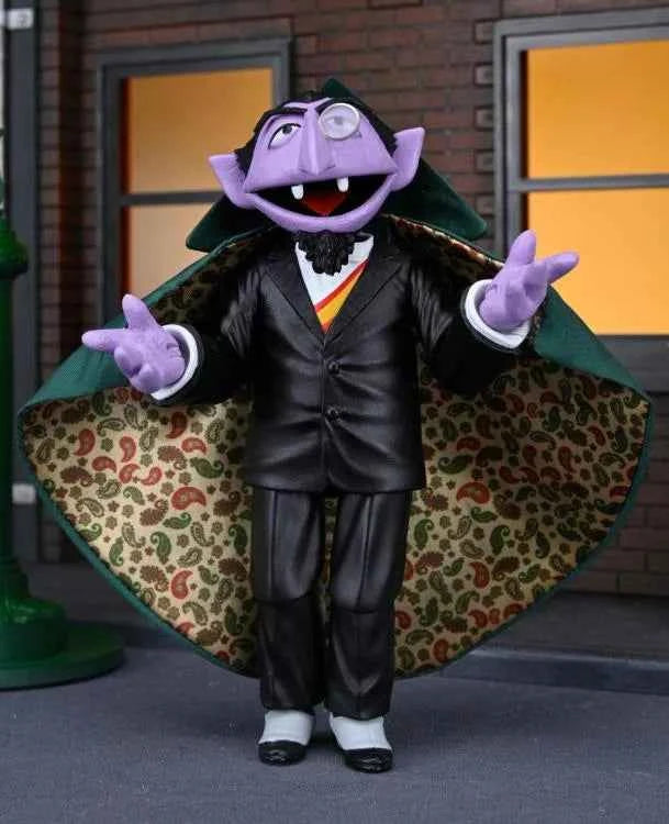 NECA Sesame Street Ultimate Count von Count Action Figure