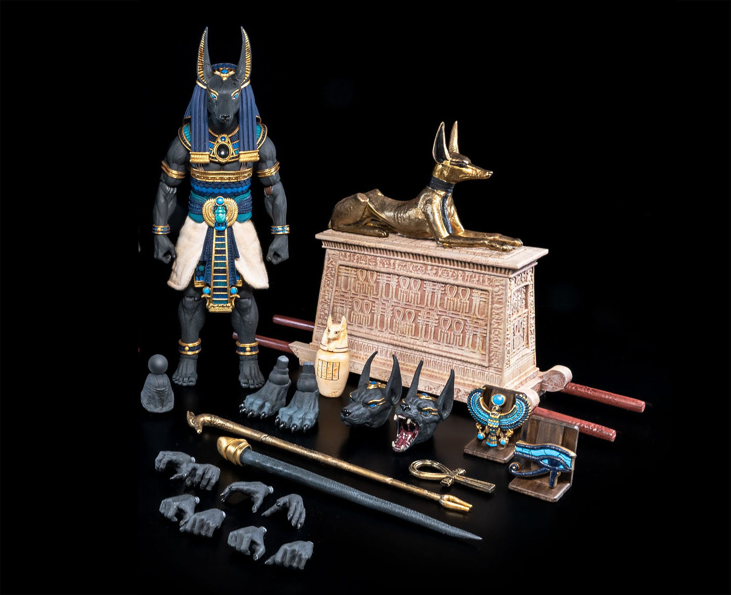 Figura Obscura Anubis (Black and Blue Ver.) Action Figure 2025 RETAILER EXCLUSIVE PREORDER