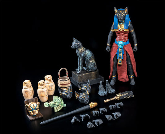 Figura Obscura Bastet (Black and Red Ver.) Action Figure 2025 RETAILER EXCLUSIVE PREORDER